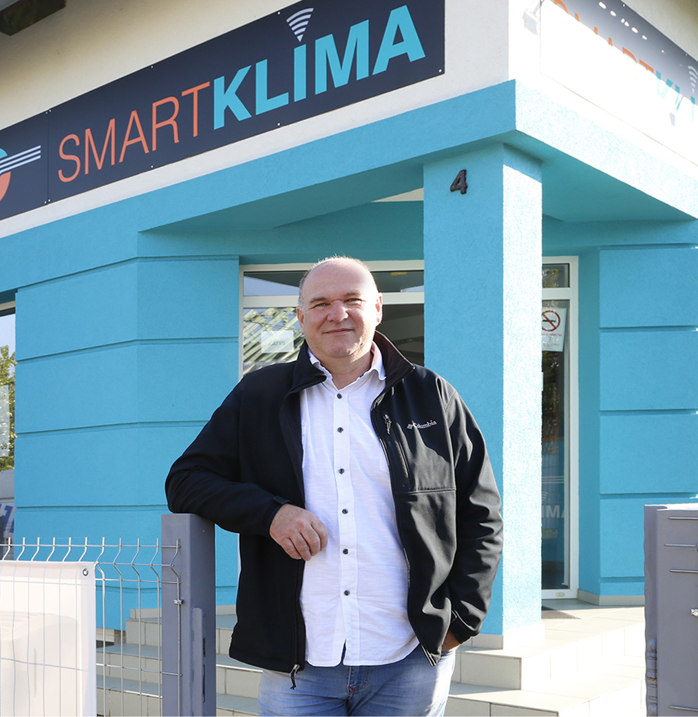 Bogos Dezső - A Smart Klíma Kft. ügyvezetője, tulajdonosa